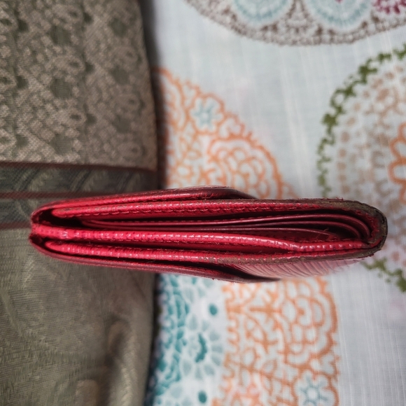 Louis Vuitton Red Epi Leather Wallet - Picture 8 of 8